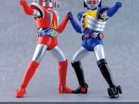 【宇宙鉄人キョーダイン】特撮合金「スカイゼル&グランゼル」「スカイジェット＋グランミサイル」アクションフィギュア 近日予約開始の画像