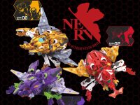 【エヴァンゲリオン】BEASTBOX「KABUTO-EVA SET(カブト エヴァセット)」変形玩具 予約開始、カブトムシモチーフの3体セットの画像