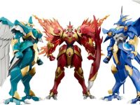 【魔法騎士レイアース】MODEROID「伝説の3魔神セット」プラモデル 予約開始の画像