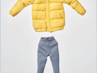 【可動フィギュア用に】ドール用衣装「ダウンジャケット&レギンスセット」各色【Amazon予約開始】の画像