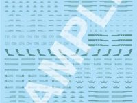 【プラモ用デカール】HJモデラーズデカール「セイラマスオ専用セット02 Mグリーン6Mオレンジ」予約開始の画像