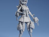 【艦これ】PLAMATEA「時雨改三」プラモデル 開発中、GW明け頃、続報公開予定の画像