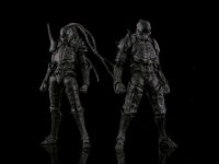 【ABARA】T.E.S.T「黒奇居子 那由多」「黒奇居子 駆動電次」アクションフィギュア 予約開始の画像