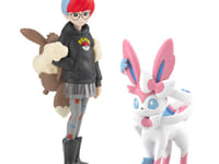 【食玩】ポケモンスケールワールド「パルデア地方 ボタン&ニンフィア」「イーブイ進化セット」フィギュア【予約開始】の画像
