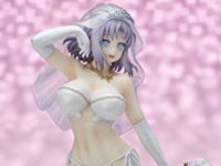 【閃乱カグラ】「雪泉 ウェディングランジェリーVer.」フィギュア 予約開始、ガーター付パンティは取外し可能の画像