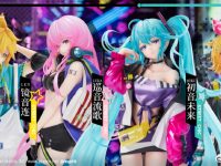 ホビーマックス「初音ミク」「巡音ルカ」「鏡音リン」「鏡音レン」トレンディストリートver. スケールフィギュア 彩色原型公開、近日予約開始の画像