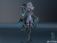 【オリジナル美少女 可動フィギュア】次元具象「見習い魔女 星川猫猫」【彩色モデル公開】の画像