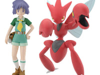 【食玩】ポケモンスケールワールド「ジョウト地方 ツクシ&ハッサム」【31日予約締切】の画像