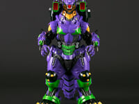 【ゴジラ対エヴァンゲリオン】東宝大怪獣シリーズ「3式機龍(2002) 重武装型 エヴァ初号機カラー」【明日予約締切】の画像
