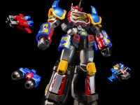 【戦国魔神ゴーショーグン】進械研「戦国魔神ゴーショーグン」合金アクションフィギュア 初回限定特典「ゴーフラッシャー・スペシャル」パーツが付属【あみあみ予約開始】の画像