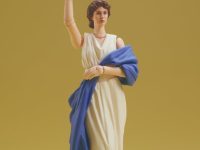 「コロンビア ピクチャーズ」の映画オープニングに出てくる女性がフィギュア化、「TORCH LADY OF COLUMBIA」1/24可動フィギュア 明日予約開始の画像