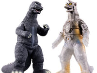 【ゴジラ】ムービーモンスターシリーズ「ゴジラ対メカゴジラ -出現!!にせゴジラセット-」ソフビ【明日予約締切】の画像