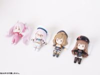 【勝利の女神:NIKKE」】「ラピ」「アニス」「ネオン」「アリス」大の字でごろごろ SDミニフィギュア 予約開始の画像