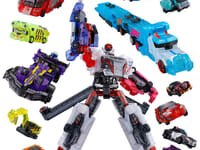 【食玩】ミニプラ「爆上戦隊ブンブンジャー 9大ロボ ブンブンゴールインセット バクアゲクリアラメver.」【本日23時 予約締切】の画像