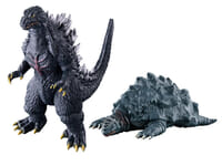 【ゴジラ】ムービーモンスターシリーズ「ゴジラ(2003)with カメーバ(2003)セット」ソフビ【明日予約締切】の画像