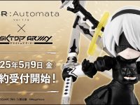 【ニーアオートマタ】デスクトップアーミー「NieR:Automata Ver1.1a コラボ 2B」可動フィギュア 5月9日予約開始の画像