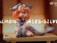 WeArtDoing「猫猫三文鱼（キャットサーモン）」美少女フィギュア 彩色原型公開の画像