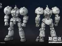 【亚光：星间千年/中国ゲーム】HEATBOYS「斯巴达克斯（スパルタカス）」合金アクションフィギュア 原型公開の画像