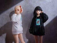 【リコリス・リコイル】ファット・カンパニー「錦木千束 オーバーサイズトレーナーVer.」「井ノ上たきな オーバーサイズトレーナーVer.」フィギュア【駿河屋 予約開始】の画像