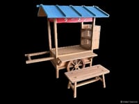 【可動フィギュア用に】コバアニ模型「1/12 屋台 Food cart」発売決定の画像