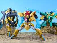 【ナンバーワン戦隊ゴジュウジャー】食玩ミニプラ「ナンバーワン合体シリーズ02 テガソード&イーグルシューター50&ユニコーンドリル50」明日発売、公式レビュー記事公開の画像