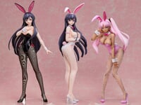 【コードギアス 奪還のロゼ】メガハウス「春柳宮サクラバニーVer.」「キャサリン・サバスラ バニーVer.」1/4フィギュア 彩色原型公開の画像