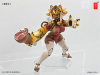 【美少女可動フィギュア】蝸之殼Snail Shell「蝸れの異世界冒険 RPG-04 タイガーガール ガルGaru」【彩色原型公開】の画像