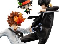 【家庭教師ヒットマンREBORN!】G.E.M.シリーズ「沢田綱吉&雲雀恭弥&リボーンセット」フィギュア【再販予約開始】の画像