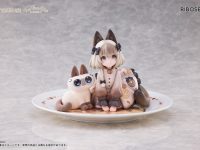 RIBOSE「DLCシリーズ ティータイムキャッツ×シャム猫あずきさん 友情コラボ限定セット」美少女フィギュア 予約開始の画像