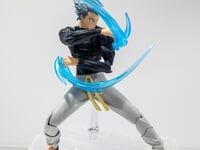 【ワンパンマン】アメイジングヤマグチ「ガロウ」「ぷりぷりプリズナー」可動フィギュア 試作展示の画像