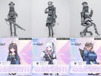 【ブルーアーカイブ】リボルテック「ミユ」「ミヤコ」「モエ」可動フィギュア 原型公開の画像