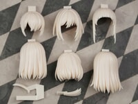 【フレームアームズ・ガール】「改造パーツセット 髪の毛02(ガレージキット)」予約開始の画像