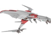 【ダライアス】プラム「シルバーホーク 3F-1B SPACE FIGHTER」プラモデル【再販予約開始】の画像