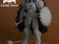 【DOOM】figma「ドゥームスレイヤー  The Dark Ages ver.」 可動フィギュア 原型公開の画像