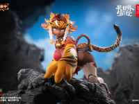 【蝸(お)れの異世界冒険】蝸之殼Snail Shell「RPG-04 タイガーガール ガルGaru」美少女可動フィギュア 彩色原型公開の画像