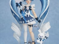 【初音ミク】figma「雪ミク Crystal Snow ver.」可動フィギュア 彩色原型公開の画像