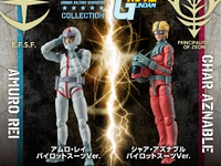 【機動戦士ガンダム】G.M.G. COLLECTION「アムロ・レイ ノーマルスーツVer.」「シャア・アズナブル ノーマルスーツVer.」可動フィギュア 8月上旬予約開始の画像