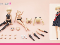 【創彩少女庭園】「グランデスケールドレスアップボディ【M】with 轟雷」プラモデル 明日予約開始の画像