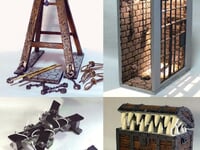 【可動フィギュア用に】「1/12ダンジョンシリーズ」各種【再販 販売開始】の画像