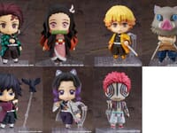 【鬼滅の刃】ねんどろいど「竈門炭治郎」「竈門禰豆子」「我妻善逸」「嘴平伊之助」「冨岡義勇」「胡蝶しのぶ」「猗窩座」【再販決定】の画像