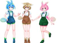 【東北ずん子・ずんだもんプロジェクト】プラフィア「もちモンたち」プラモデル 発売決定の画像