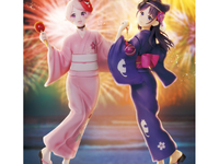 【ウィッチウォッチ】KONAMI「浴衣フィギュア 若月ニコ」「浴衣フィギュア 宮尾音夢」プライズフィギュア 彩色原型公開の画像