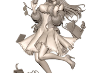 【彼女、お借りします】エンソウトイズ「水原千鶴」フィギュア 3D原型公開の画像