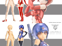 【メガミデバイス】「B1R-M シャーシキット スキンカラーC&D」プラモデル【明日予約開始】の画像