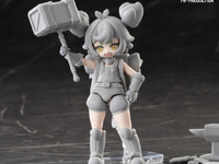 【異世界旅行手帳】PR Production「 新人鍛冶屋 ヘイリー・スミス」オリジナル可動プラモデル【原型公開】の画像