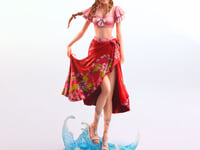 【FF7】スタティックアーツ「エアリス・ゲインズブール -水着 Ver.-」フィギュア【予約開始】の画像