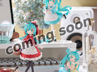 【初音ミク】フリュー新ブランド『デスクトップフェアリー』より「初音ミク 赤ずきんver.」「初音ミク 人魚姫ver.」「初音ミク 不思議の国ver.」近日予約開始の画像