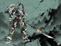 【オリジナルロボ】蔵道模型「CD-AS-01 巡界使-龍戟 」合金モデルキット 価格3,080円【Amazon予約開始】の画像