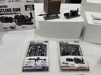 【可動フィギュア用に】ミニチュア「ロケットランチャー」「ガトリングガン」開発中、画像追加【山田化学】の画像