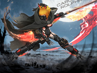 【メカ美少女】CYBER FOREST FANTASY GIRLS「癲狼(てんろう) 夜影魔狼ver.」プラモデル 彩色原型公開【画像追加】の画像